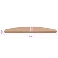 vidaXL Samolepiace schodové rohože 15 ks 80 x 28 x 3,5 cm Béžová