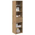 vidaXL Highboard Remeselný dub 45 x 42,5 x 185 cm Kompozitné drevo