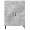 vidaXL Servírovacia skriňa Betónovo sivá 66 x 34,5 x 89,5 cm