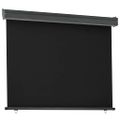 vidaXL Bočná markíza na balkón 125x250 cm, čierna