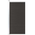 vidaXL Plotový panel WPC 95x186 cm čierny
