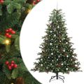 vidaXL Umelý vianočný stromček Zelená 240 cm PVC, kov a plast