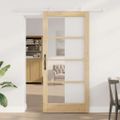 vidaXL Posuvné dvere ORKDAL 93 x 202 cm Prírodná