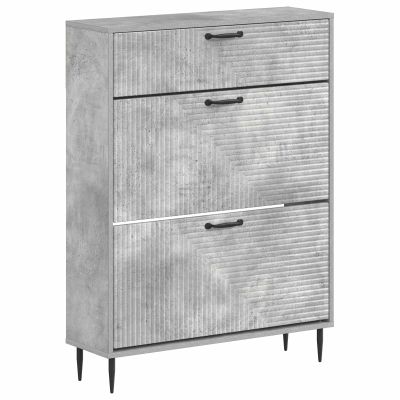 vidaXL Skriňa na topánky HAARLEM 78 x 24 x 103 cm Kompozitné drevo