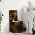 vidaXL Úložný box dymový dub 30x35x35 cm kompozitné drevo