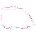 vidaXL Zaťahovacia markíza 200x150 cm žlto-biela