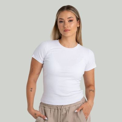Dámske tričko Ribbed White - STRIX, veľkosť XS