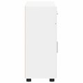vidaXL Servírovacia skriňa FLORIN 88,5 x 30,5 x 73 cm Biela