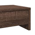 vidaXL Stojan na monitor a zásuvky hnedý dub 100x27x15cm borovica