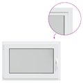 vidaXL Otočné a sklopné okno do suterénu RISOR 90 x 60 cm PVC a sklo