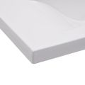 vidaXL Vstavané umývadlo 81x39,5x18,5 cm, keramika, biele