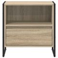 vidaXL Nočný stolík 2 ks Sonoma 50 x 39,5 x 50 cm Kompozitné drevo