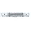 vidaXL Stropné bodové svetlo so bodmi Biela 38 x 6,5 x 11,5 cm Kov