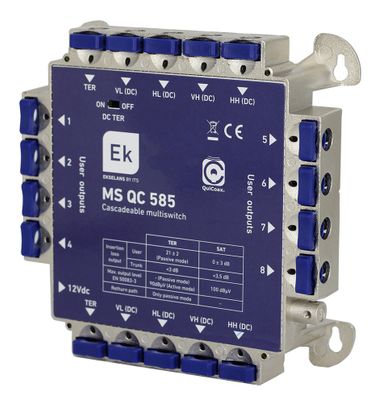 ITS MS QC 585 - multiprepínač 5/8-5 QuiCoax kaskádový