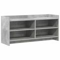 vidaXL TV skrinka 100 x 33 x 47 cm Betónovo sivá Kompozitné drevo