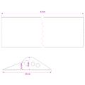 vidaXL Podlahová tesniaca hmota pre garáž 75 x 12 mm 5,5 m EPDM guma