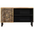 vidaXL TV skrinka 80x31x46 cm, mangový masív