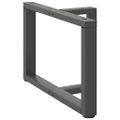 vidaXL Nohy konferenčného stolíka v tvare T, 2 ks, antracitové, 70x25x(42-43) cm, oceľ