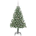 vidaXL Vianočný stromček Zelená 180 cm PVC