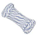 vidaXL Lodné lano biele 4 mm 250 m polypropylén