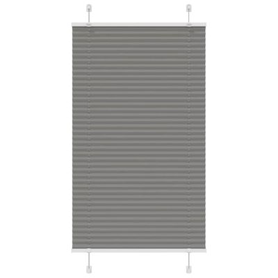 vidaXL plisovaná roleta antracit 70x150 cm Šírka látky 69,4 cm