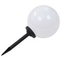 vidaXL Vonkajšie solárne lampy 4 ks 30 cm LED guľové RGB