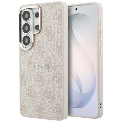 Guess puzdro 4G Embossed Ring MagSafe pre Samsung Galaxy S26 Ultra ružové