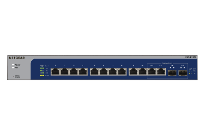 NETGEAR 12PT 10G/MULTI-GIG WEB MANAGED PLUS