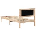 vidaXL Rám postele Svetlosivá 80 x 200 cm Masívne borovicové drevo
