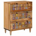 vidaXL Servírovacia skriňa 60 x 33 x 75 cm Masívne mango drevo