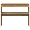 vidaXL Konzolový stolík Artisan Dub 102x30x80 cm Konštruktérske drevo
