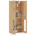 vidaXL Vysoká skrinka dub sonoma 69,5x34x180 cm spracované drevo