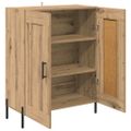 vidaXL Servírovacia skriňa Remeselný dub 69,5 x 34 x 90 cm