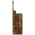vidaXL Toaletné stolíky do spálne Dymová dub 80 x 39,6 x 135 cm