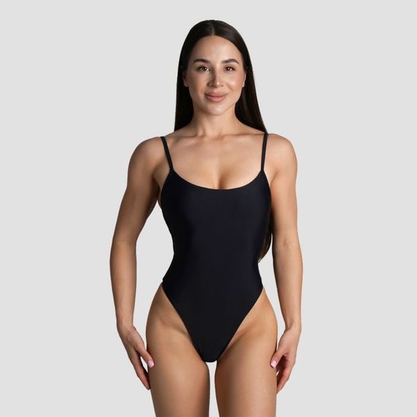 Jednodielne plavky ARUBA Black - GymBeam, veľkosť S, veľkosť oblečenia S