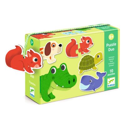 Puzzle Duo Zvieratká