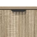 vidaXL Servírovacia skriňa Sonoma dub 89,5 x 33 x 82 cm