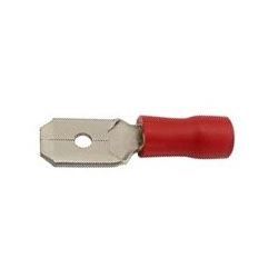 Faston-konektor 6,3 mm červený pre kábel 0,5-1,5 mm2