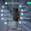 NOUS D5Z DIN, ZigBee Smart merač spotreby, 63A