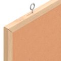 vidaXL Korková tabuľa s rámom z masívneho borovicového dreva 60x30 cm