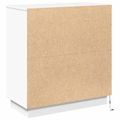 vidaXL LED komoda Biela 71 x 34,5 x 75 cm Kompozitné drevo