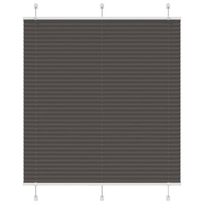 vidaXL plisovaná roleta čierna 120x100 cm Šírka látky 119,4 cm