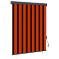 vidaXL Vonkajšia zatemňovacia roleta 140x250 cm oranžová a hnedá