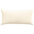 vidaXL Vankúše na pohovku 2 pcs Krémová 80 x 40 cm Kordúrová tkanina