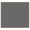 vidaXL Záťažová prikrývka šedá 200x225 cm 9 kg látka