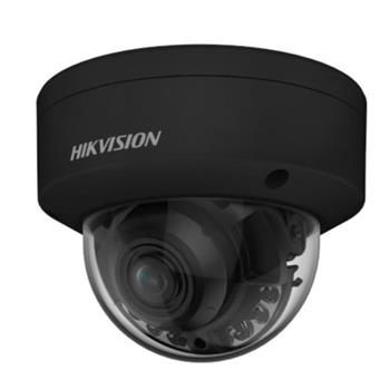 Hikvision 6MPix IP Dome Hybrid ColorVu AcuSense kamera; LED/IR 40m, WDR 130dB, Audio, Alarm, IP67, IK10, čierna