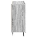 vidaXL Servírovacia skriňa Sivá sonoma 89 x 34,5 x 82 cm