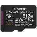 KINGSTON Micro SDXC CANVAS Select Plus 512GB