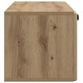 vidaXL Nástenná TV skrinka 98 x 31 x 30 cm Dub artisan