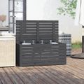 vidaXL Záhradný box sivý 101x50,5x46,5 cm masívna borovica